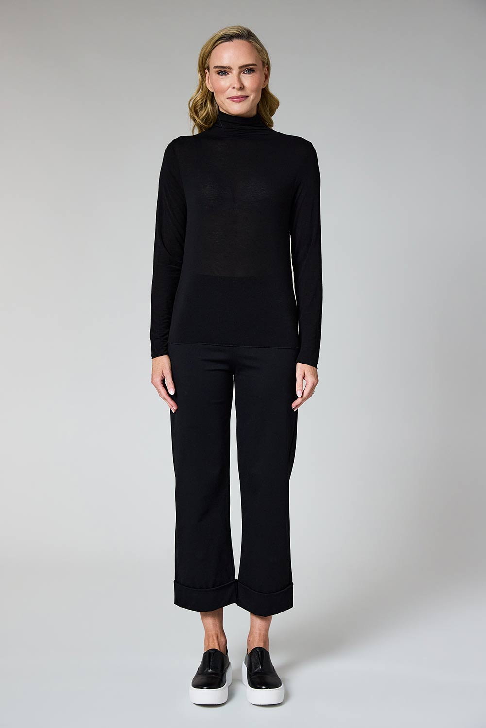 Roll Neck Long Sleeve Top