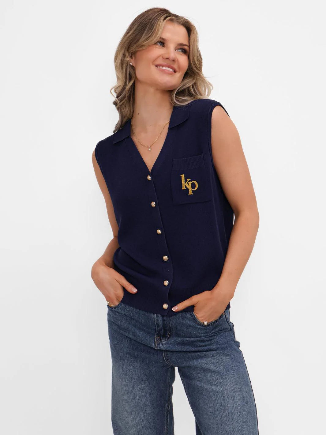 Scarlett Knit Waistcoat