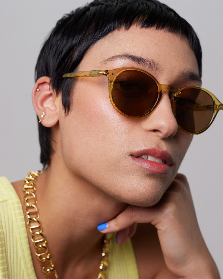 #D Golden Green Unisex sunglasses