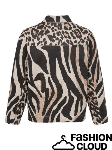 Mixed Animal Print Jacket