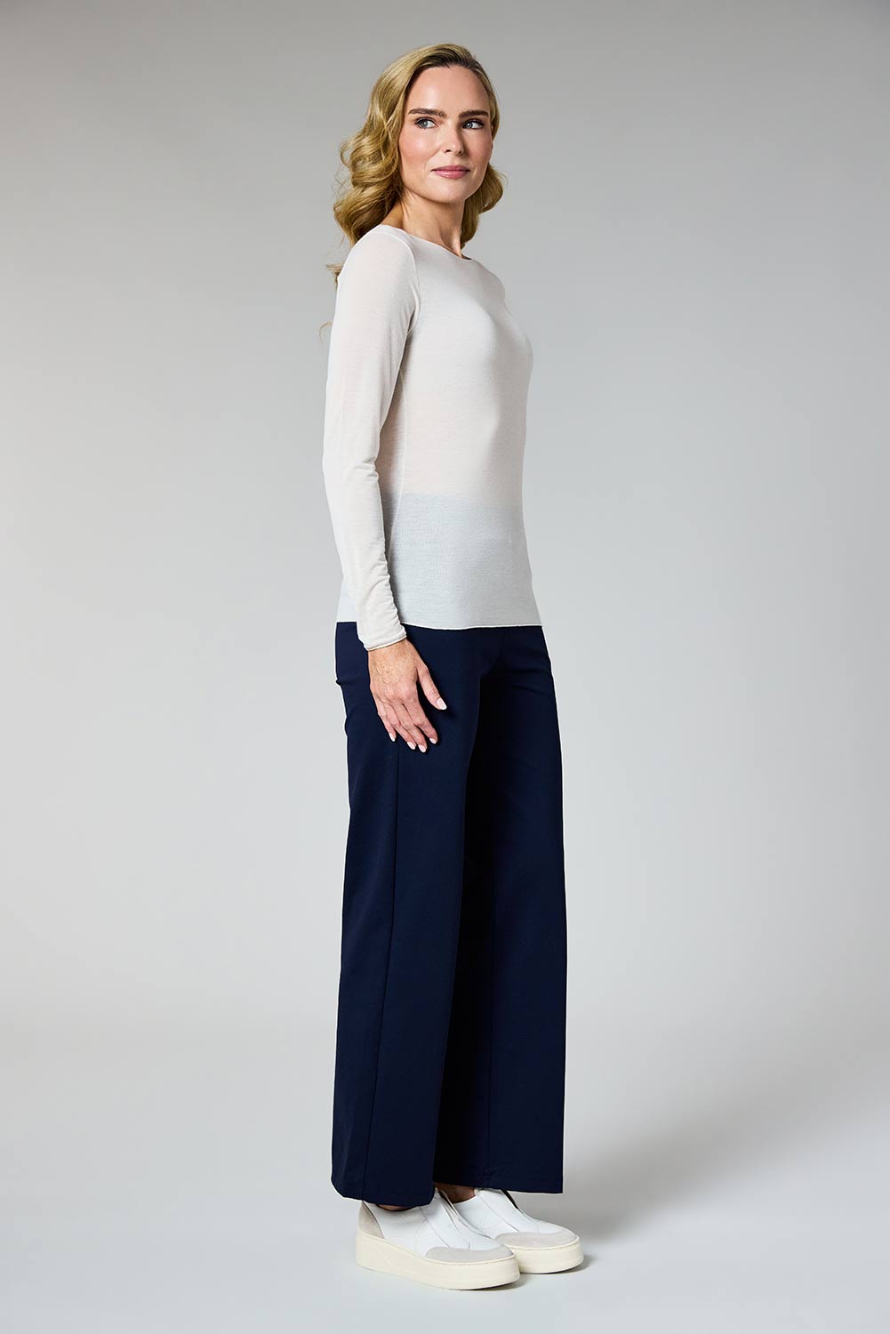 Roll Neck Long Sleeve Top