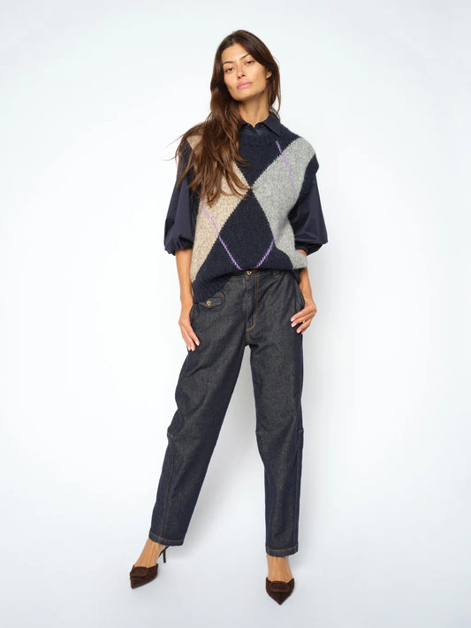 MMAymen Chino Denim Jeans | Boyfriend fit  | Mid waist