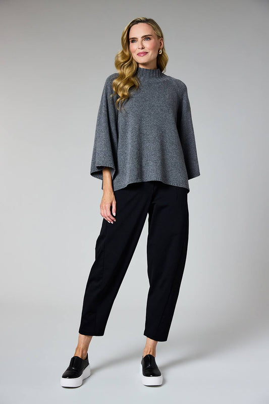 Barrel Leg Pull-On Trousers