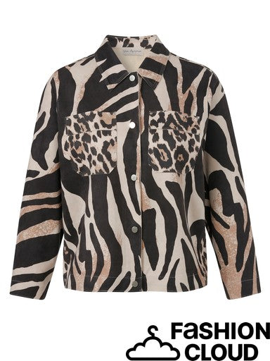 Mixed Animal Print Jacket
