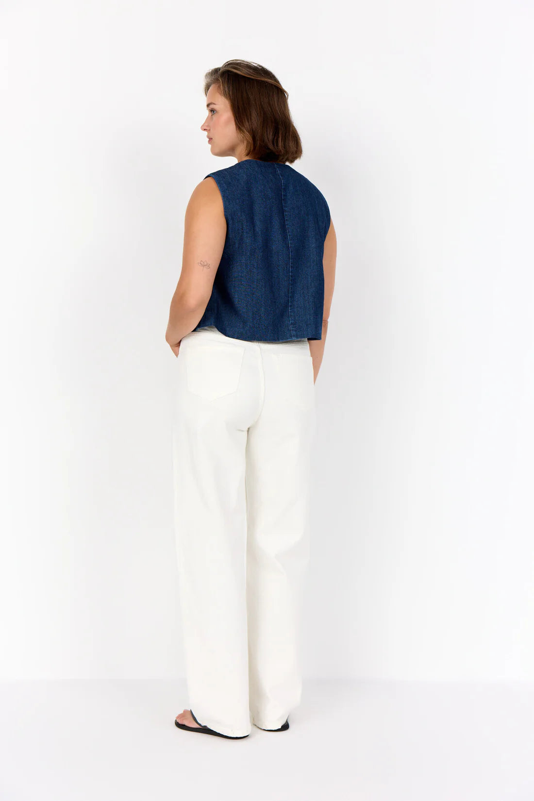 Denim Waist coat