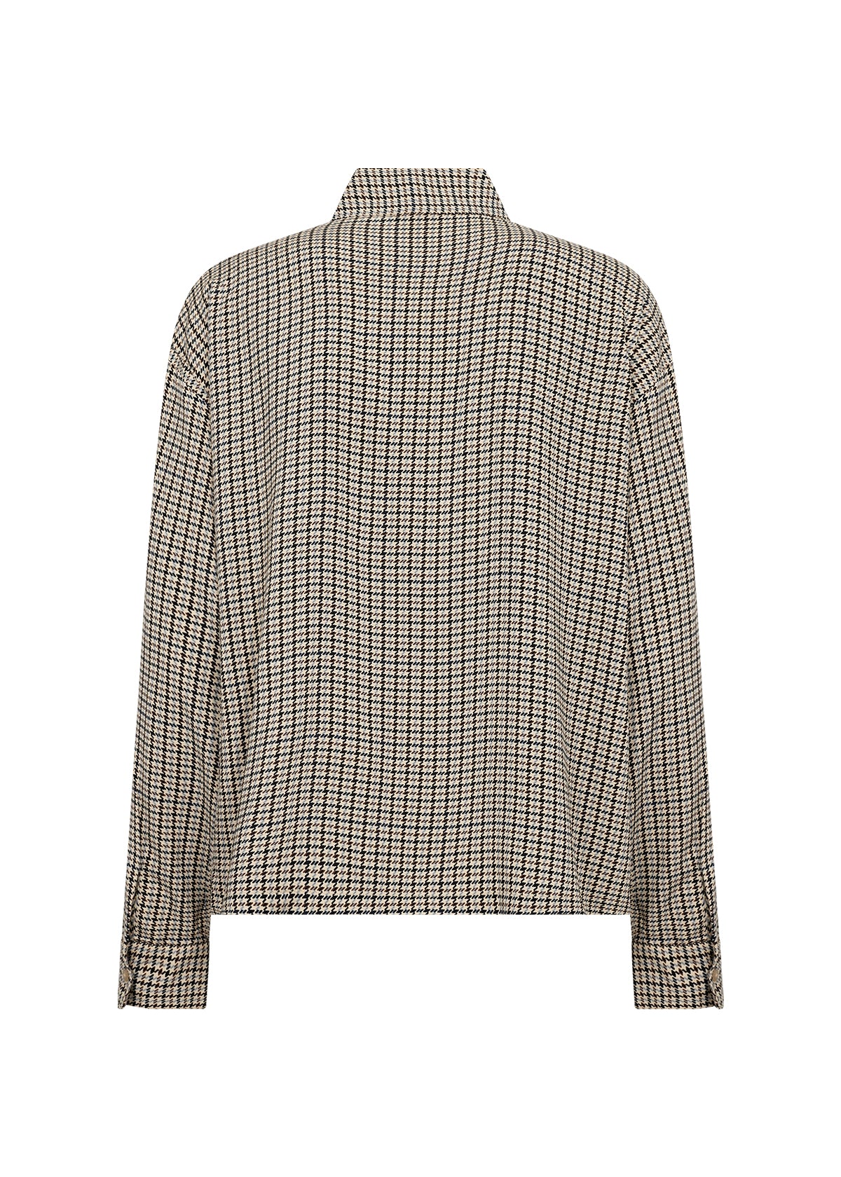 Checkered shirt on a white background