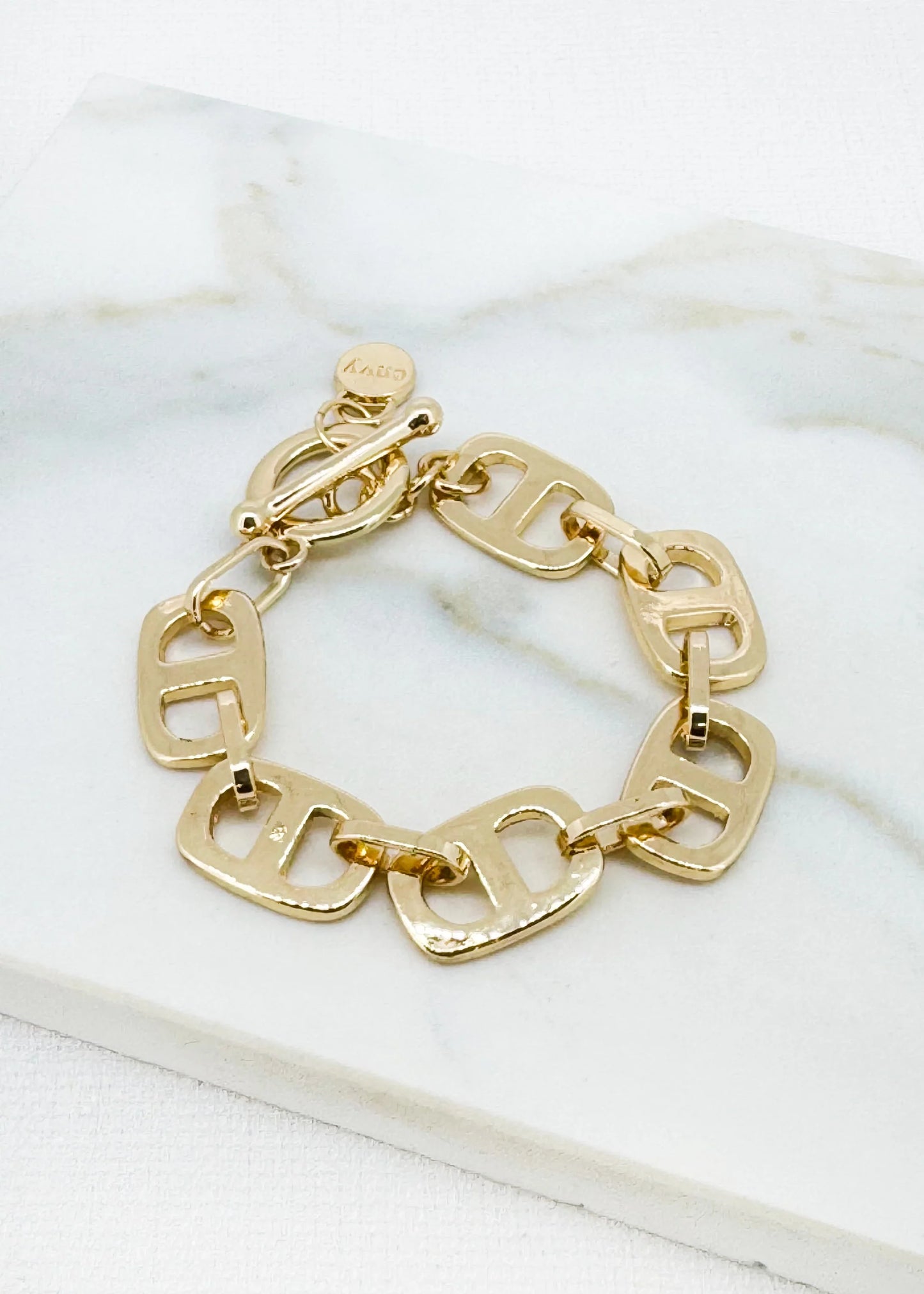 Link t-bar bracelet
