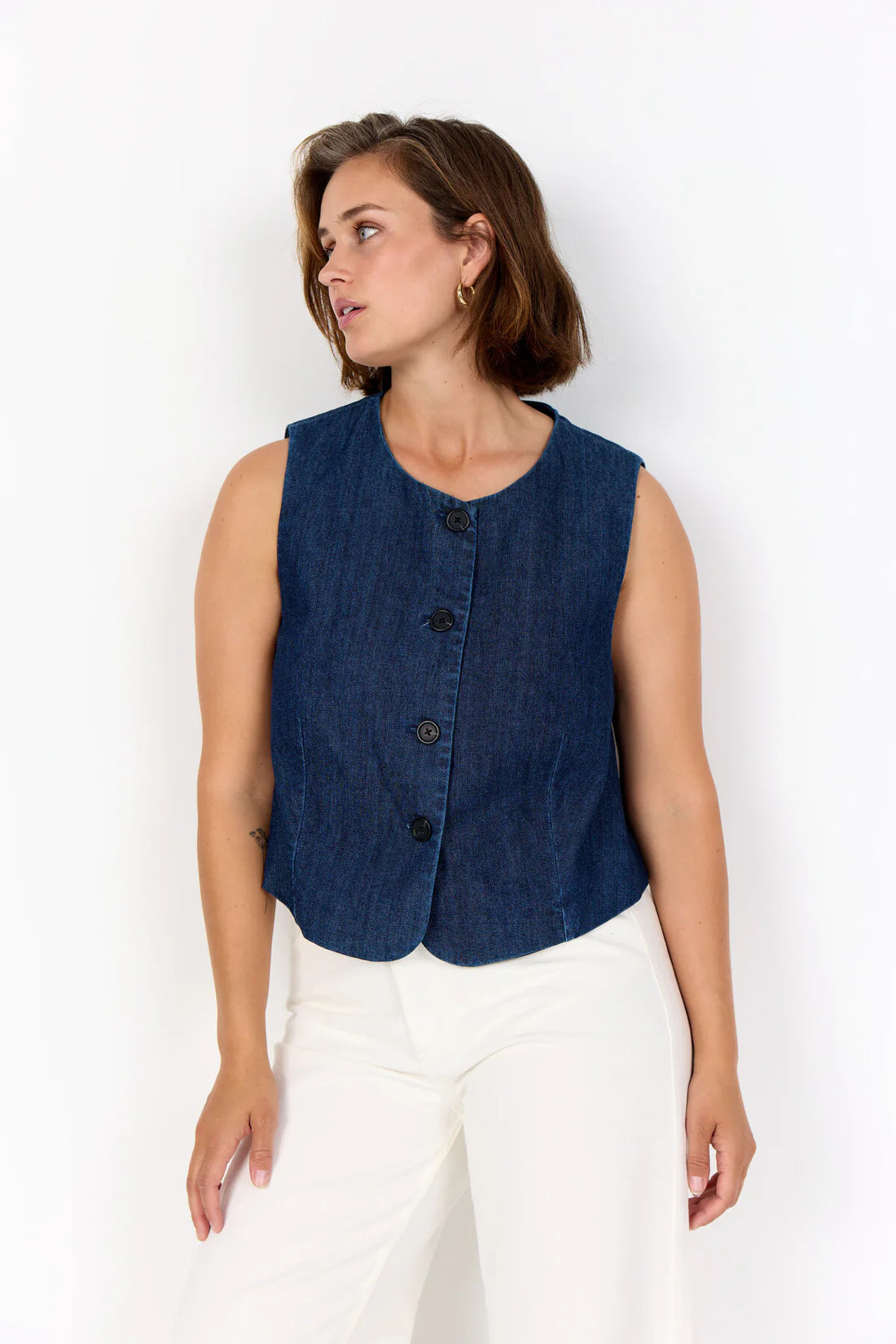 Denim Waist coat