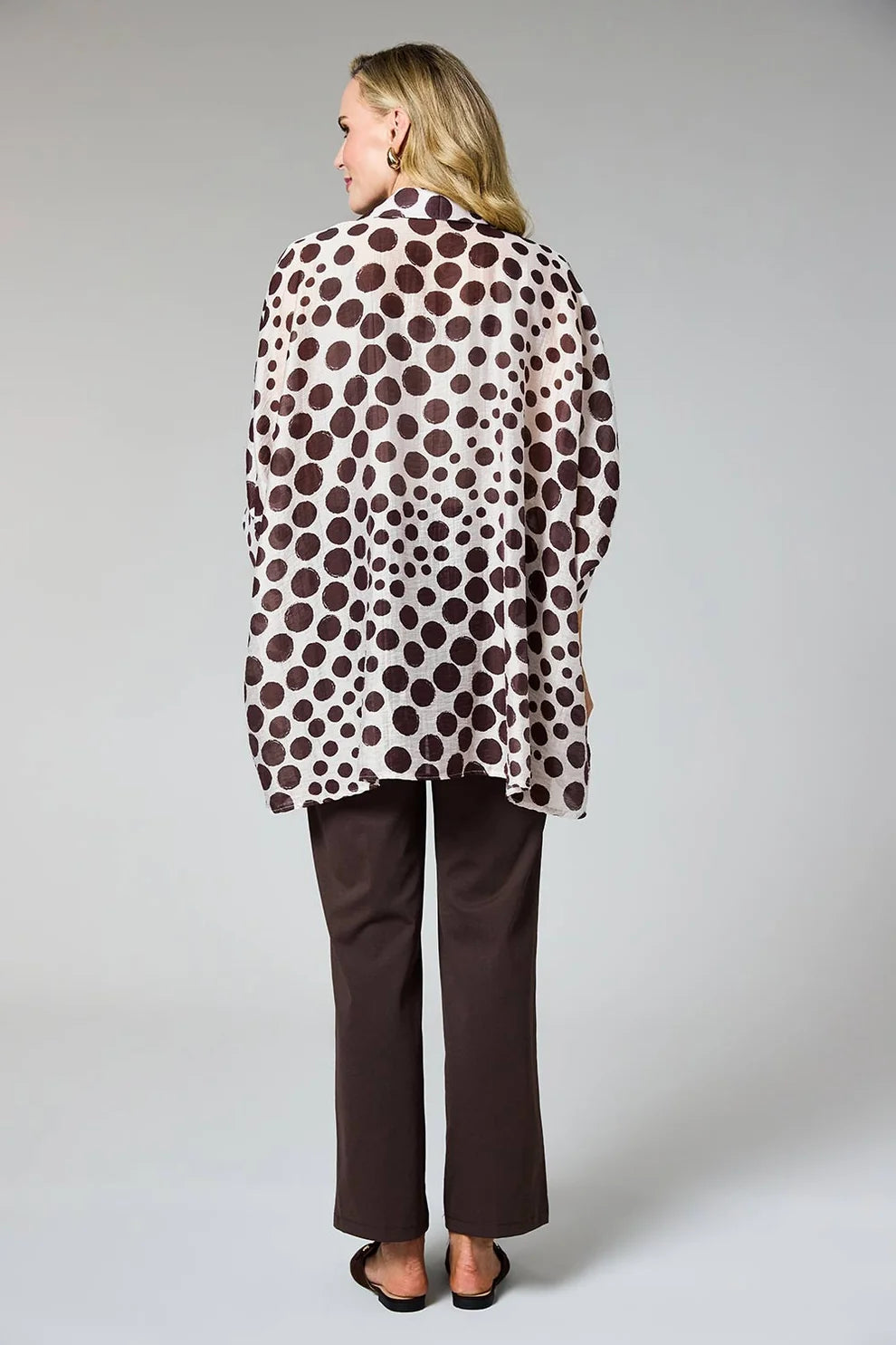 Oversized Printed Blouse