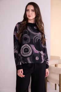 LONG SLEEVE HIGH NECK TOP