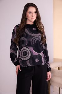 LONG SLEEVE HIGH NECK TOP