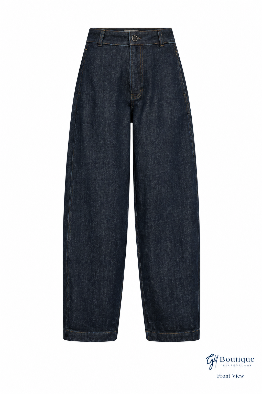 Mos Mosh Manou Nippon jeans with GM Boutique Claregalway logo and Front View label